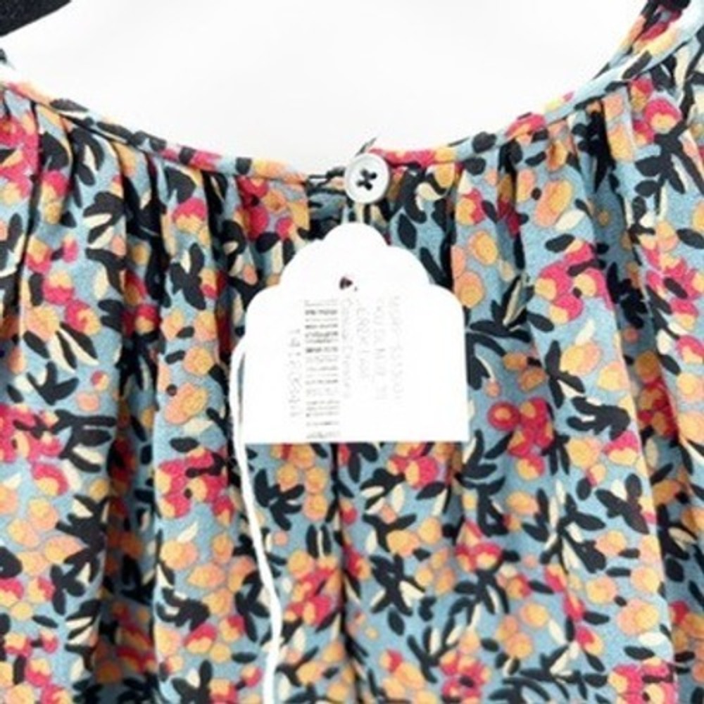 Derek Lam New York Floral Print Long Sleeve Belted Midi Dress Women's - Picture 6 of 7